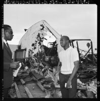 Burned residence from Watts Riots, Los Angeles (Calif.)