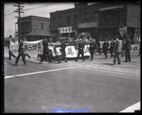 Memorial procession for Sun Yat-sen in Chinatown, Los Angeles, 1925