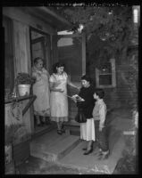 Home in Chavez Ravine, Los Angeles, circa 1951