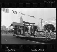 Nisei Week Festival parade in Little Tokyo, Los Angeles, 1967