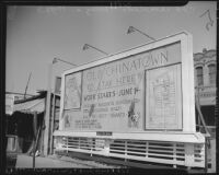 Old Chinatown billboard, Los Angeles (Calif.)