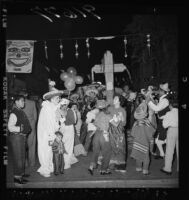 Mardi Gras festivities on Olvera Street, Los Angeles (Calif.)