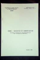 Femme - Education et Communication - Document Préparatoire du Forum National sur la Promotion Féminine