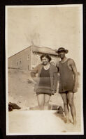 Louise and Byron Kenner at Bruce's Beach, Manhattan Beach, circa 1920