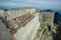 View of the work on Batterie Royale