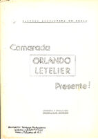 Camarada Orlando Letelier, Presente 