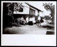 Dr. and Mrs. Alva Curtis Garrott, Sr. and their three children, Glendale, circa 1905
