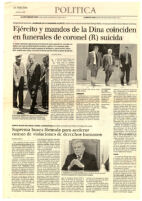Ejército y mando de la DINA coinciden en funerales de Coronel (R) suicida