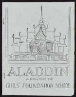 Girls' Foundation School: Pantomime "Aladdin"