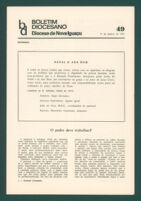 Boletim Diocesano, Edição 49, Janeiro 1973
