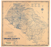 Metsker's map of Orange County, California