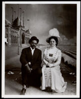 Mattie Scott Nelson (?) with her husband Thomas J. Nelson (?), circa 1900