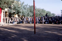 Police Holding Back Crowds