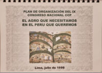 Planes de trabajo del Noveno Congreso Nacional de la Confederación Campesina del Perú