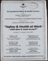 Safety & Health Week 2007: "Safety & Health at Work"