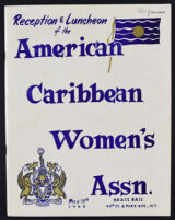 Reception and Luncheon of the American Caribbean Women's Association