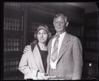Walter Blackburn and his wife Jennie Blackburn, Los Angeles, 1929