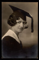 Theresa Bel Virginia Harper (Danley), University of California graduation, Berkeley (?), 1925