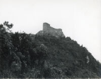 view of the Citadelle from the road coming up to it