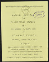 Annual Recital of Christmas Music