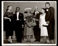 Dr. Vada Somerville honored at People's Independent Church of Christ, Los Angeles, 1950s