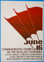 June 16, Commemorative Exhibition by the Medu Art Ensemble, Gabarone, 1981