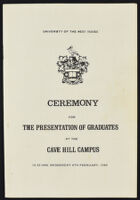 1980 Ceremony for the Presentation of Graduates at the Cave Hill Campus