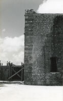 Citadelle. The exterior corner of Batterie de la Reine was restored in 1979