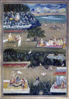 Kaka preaching; Narada; Rama and Sita with Hanumana