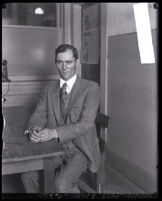 John C. Bateman after confessing to a decade-long burglary stint throughout California, Los Angeles, 1928