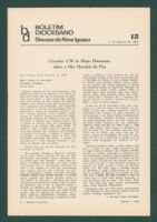 Boletim Diocesano, Edição 13, Janeiro 1970
