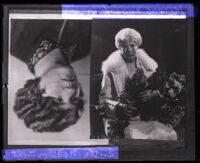 Copy photo prints of Carrie Jacobs Bond and Ruth Neilandt, Los Angeles, Circa 1920s