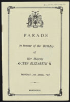 1967 Parade in Honour of the Birthday of Her Majesty Queen Elizabeth II