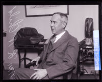 U.S. Ambassador to Italy Richard W. Child, Los Angeles, 1922
