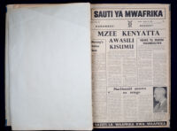 Sauti Ya Mwafrika 1965 no. 176.