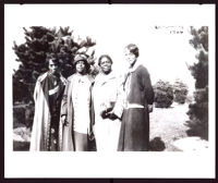 Mary McLeod Bethune, Vivian Osborne Marsh, and two others, Oakland, 1926