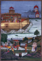 Bibhisana travels to Rama
