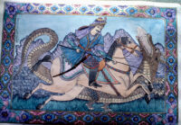 Yazdigord Samangani, Rustam as a Young Man Killing the Dragon