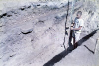 Stratigraphy Down to First (upper) Gravels/ Jim Wiley Holding