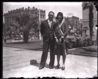 Jeff Cravath and wife Margaret Cravath, Los Angeles, 1929