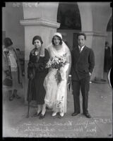 María del Carmen Vasconcelos with her mother, Serafina Miranda, and brother, Jose Ignacio Vasconcelos, Los Angeles, 1930