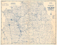 Metsker's map of Tulare County, California