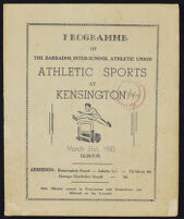 Programme of the Barbados Inter-School Athletic Union Athletic Sports 1950