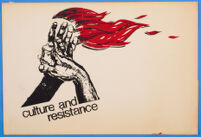 Conference folder Cover, Culture and Resistance Symposium and Festival, Gaborone, 1982