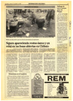 Siguen apareciendo restos óseos y un reloj en las fosas abiertas en Chihuío