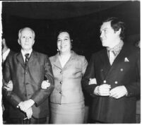 Guadalupe Kirarte Domínguez con Mauricio Magdaleno y Julio Gándara