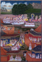 Bharata with Vasishtha and others urging Rama to return to Ayodhya