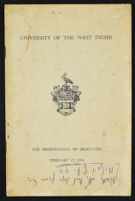 1968 Presentation of Graduates, University of the West Indies