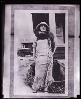 Fay Blair posing on a street, Los Angeles, 1924
