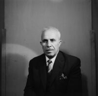 Studio portrait of Jibrail Jabbur